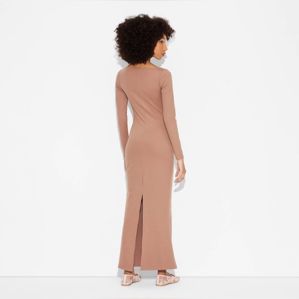 NWT WILD FABLE women’s long sleeve butterbliss maxi bodycon dress sz XS & S  ✨ - Picture 2 of 7